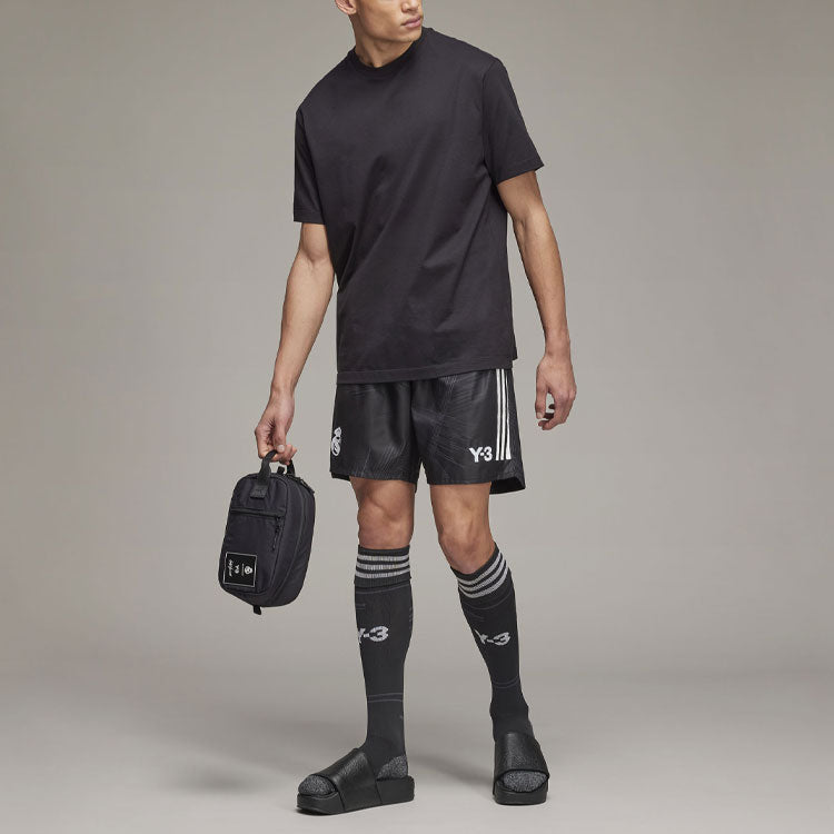 adidas x Y-3 Crossover real Madrid Stripe Logo Breathable Sports Training Shorts