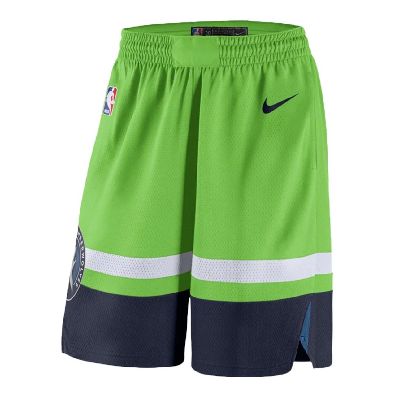 Nike NBA Minnesota Timberwolves Alternate Edition Swingman Shorts 'Green White'