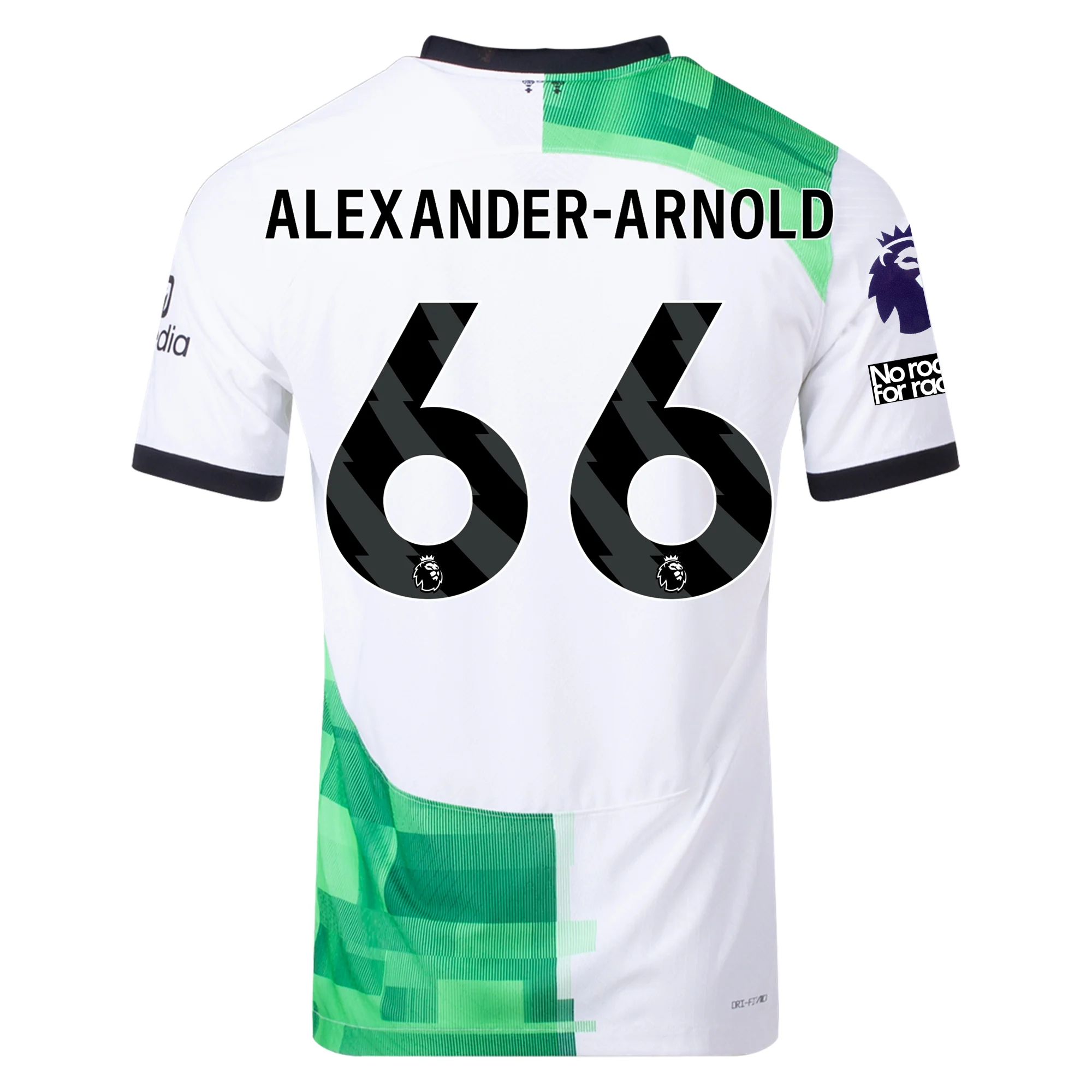 Image of Nike Liverpool Authentic Alexander-Arnold Match Away Jersey w/ EPL + No Room For