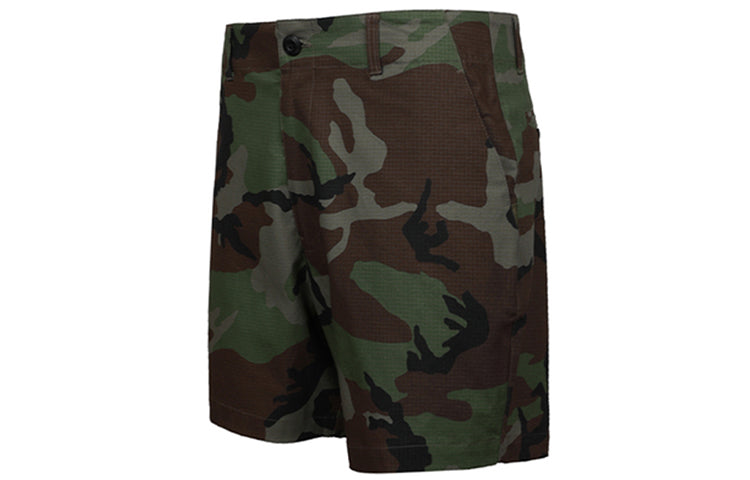 Nike Sb Flex Camouflage Skateboard Shorts Olive Green CK1103-222