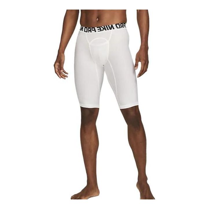 Image of شورت بيسبول من Nike Pro للرجال باللون الأبيض CT2568-100