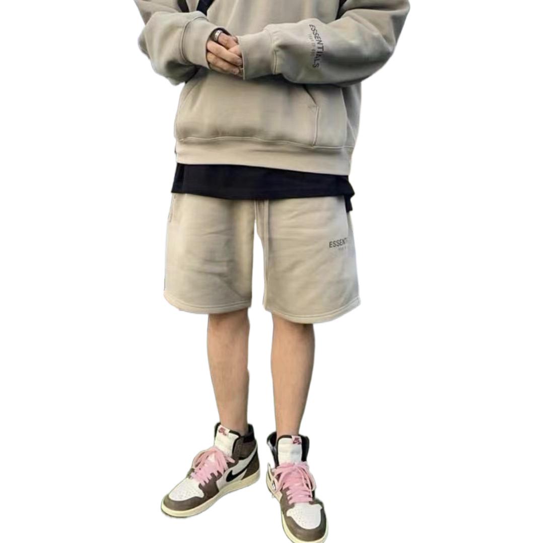 Image of Fear of God Essentials SS20 Fleece Shorts Buttercream FOG-SS20-285