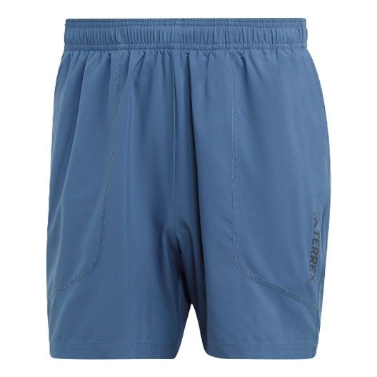 Image of Adidas Terrex Multi Logo Shorts 'Wonder Steel' HM4012