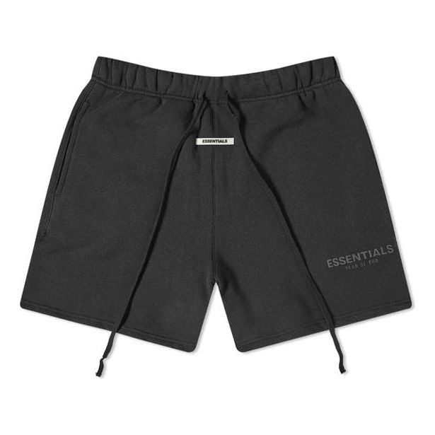 Fear of God Essentials SS20 Fleece Shorts Dark Slate Stretch Limo Black FOG-SS20