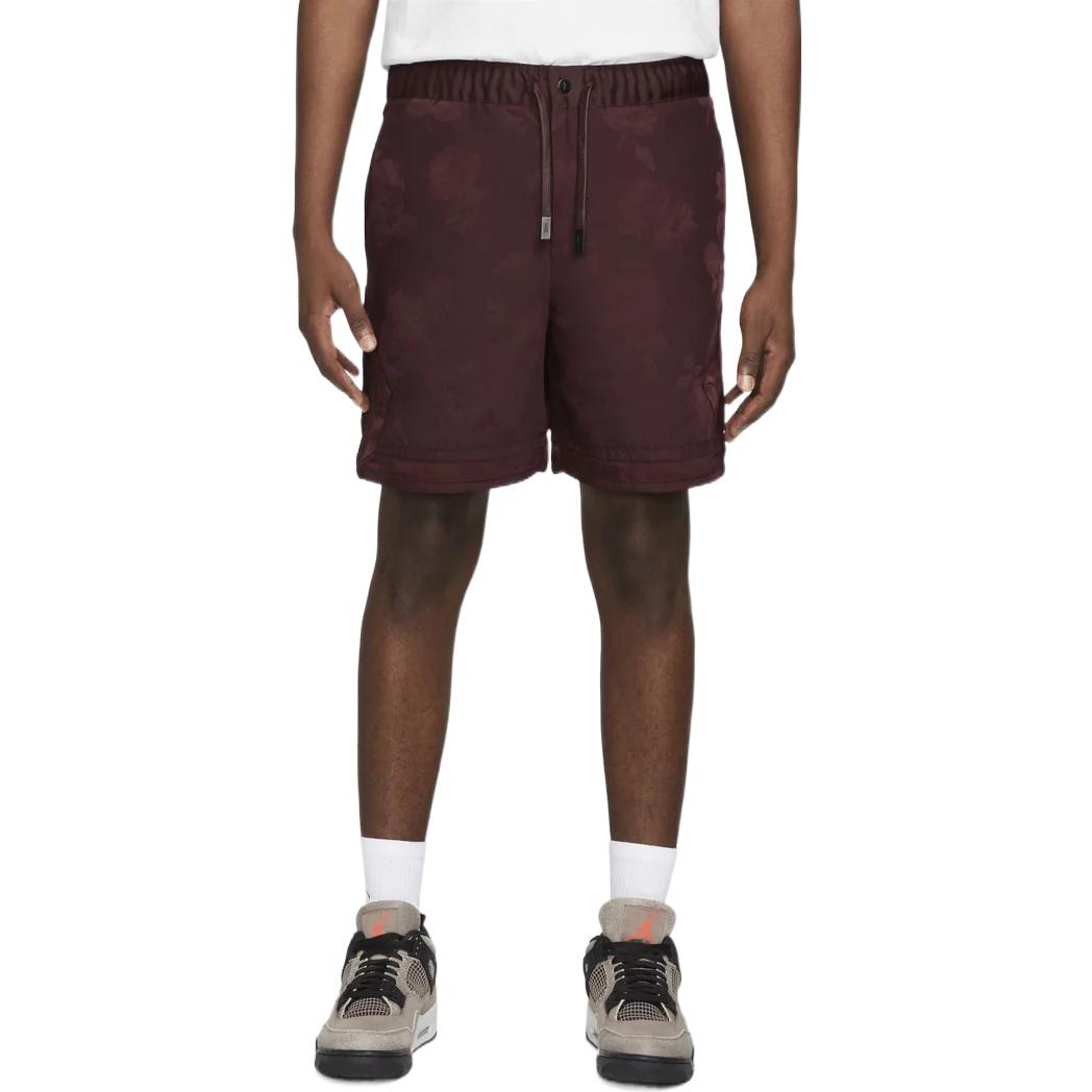 Image of Men's Jordan x A Ma Manire Crossover Solid Color Drawstring Lacing Sports Shorts