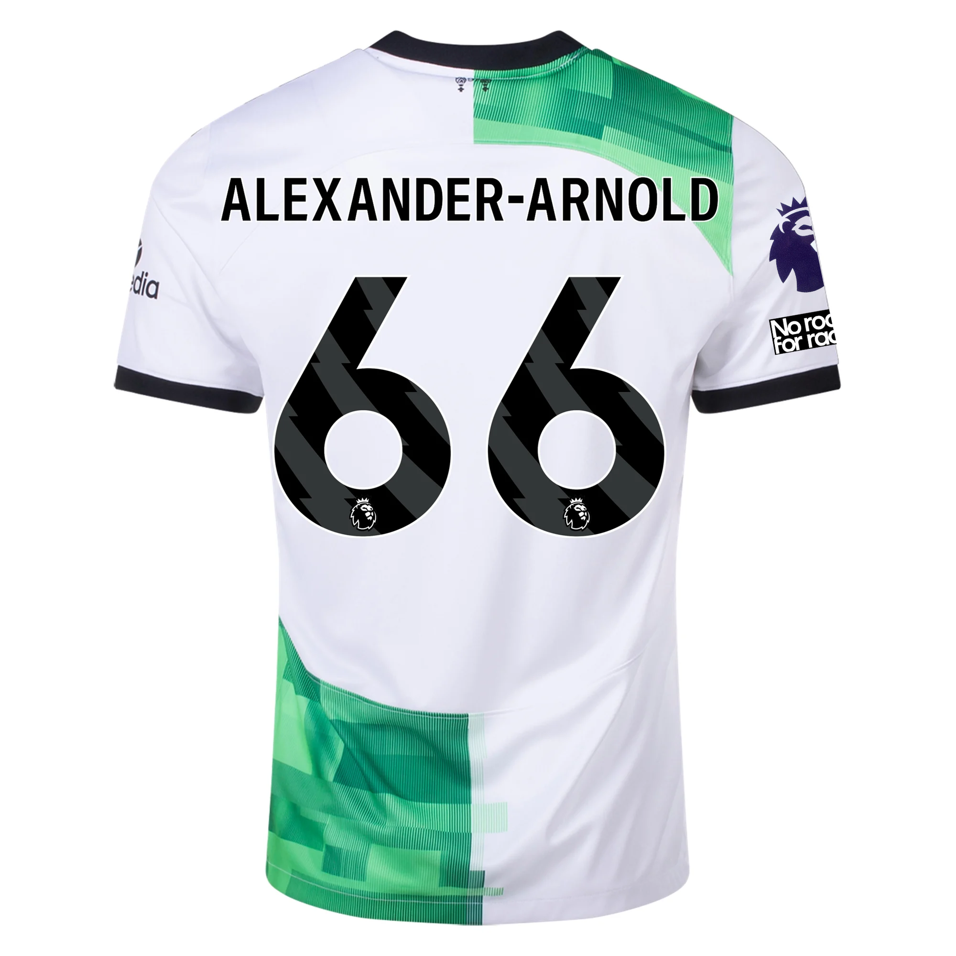 Nike Liverpool Away Trent Alexander-Arnold Jersey w/ EPL + No Room For Racism Pa