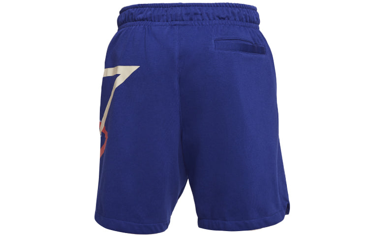 Image of Air Jordan Sport Dna Flying Man Embroidered Sports Shorts Royal blue CZ5431-455