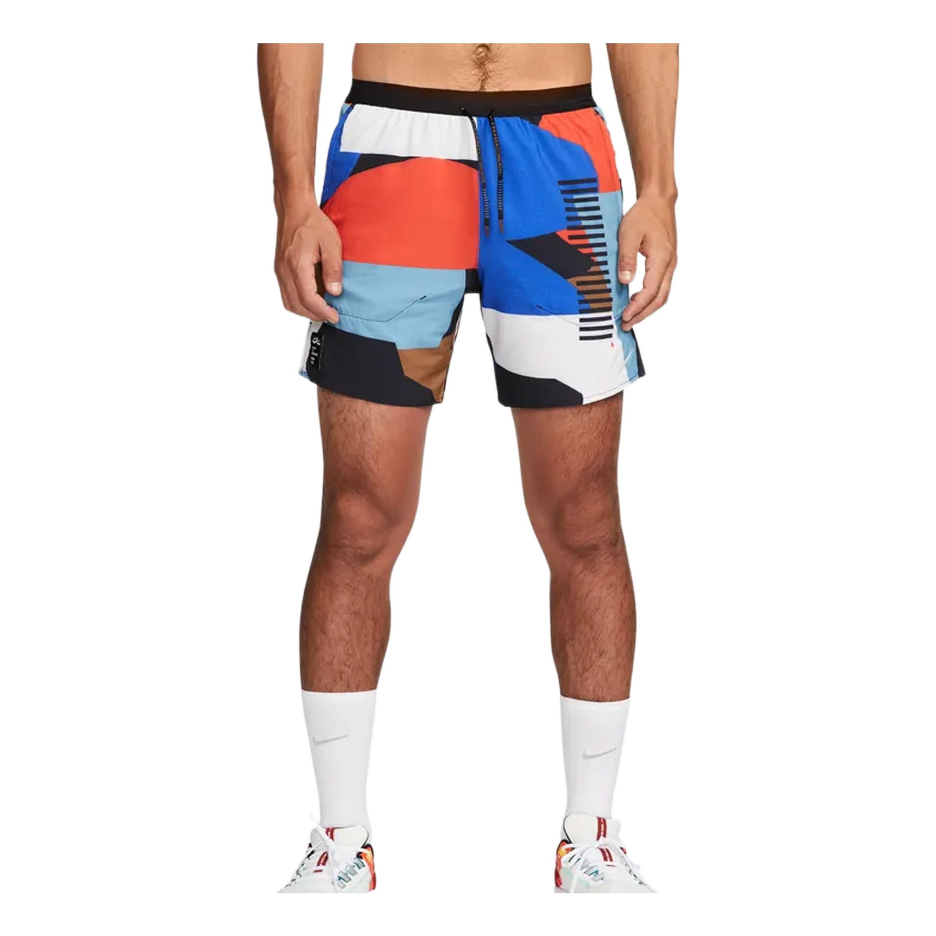 Image of Nike Dri-FIT Stride A.I.R. Hola Lou 7' Brief-Lined Running Shorts 'Black' DQ4764