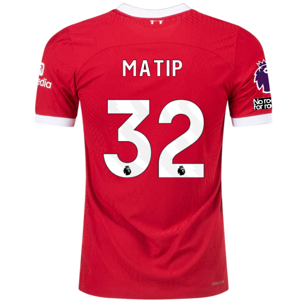 Nike Liverpool Authentic Joel Matip Vaporknit Match Home Jersey w/ EPL + No Room