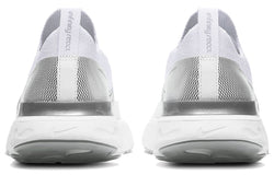 Image of (WMNS) Nike React Infinity Run Flyknit 'White Metallic Silver' CD4372-101