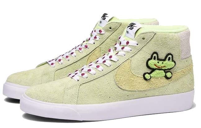 Image of Nike Frog Skateboards x Blazer Mid SB QS 'Frog Skateboards' AH6158-300
