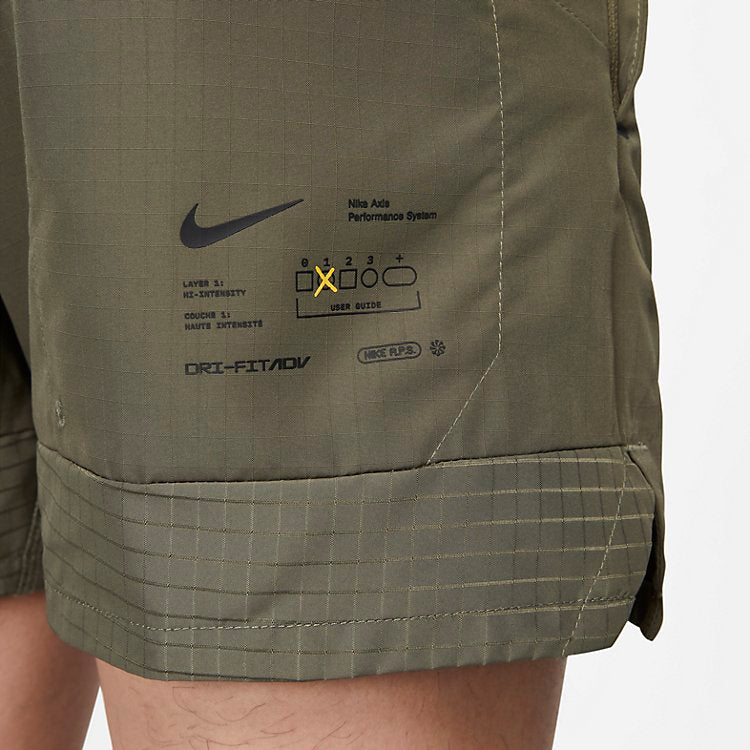 Image of Nike DFADV APS 6IN UL SHORT 'Olive Green' FB6854-222