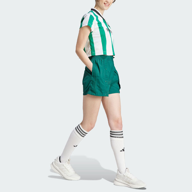 (WMNS) adidas Tiro Snap-Button Shorts 'Green' IM5015