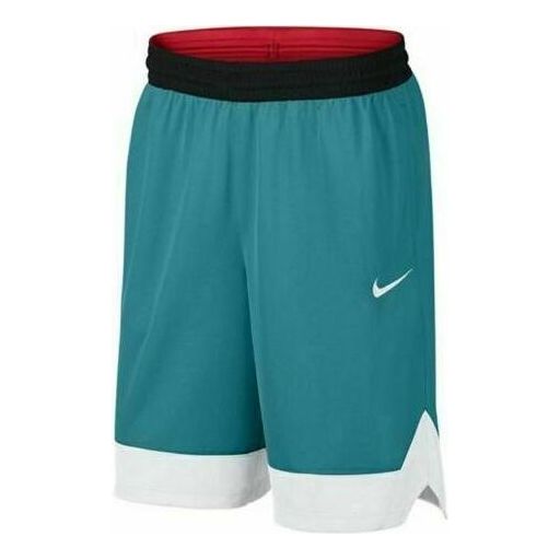 Men's Nike Air Icon Df Dry Stripe Logo Colorblock Straight Shorts Blue AJ3914-36