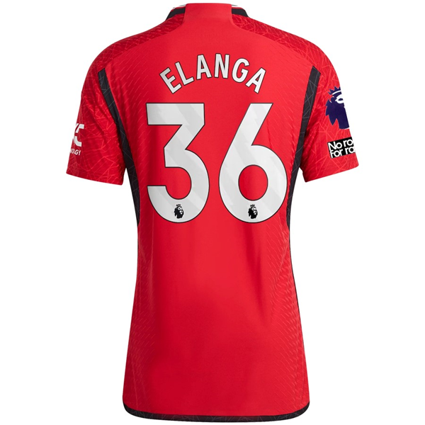 adidas Manchester United Home Authentic Anthony Elanga Home Jersey 23/24 w/ EPL