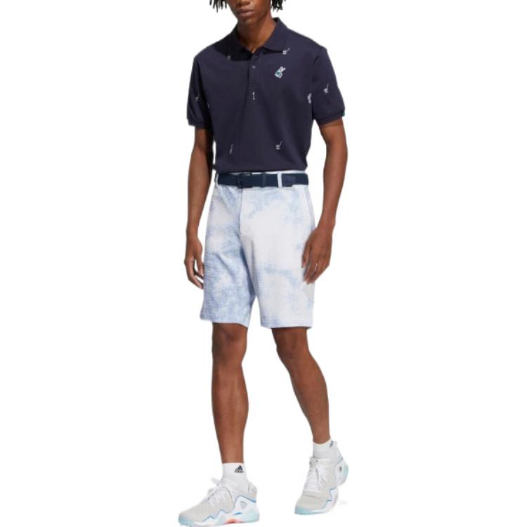 adidas Tie Dye Casual Shorts Blue White HA3256