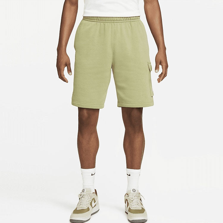 Nike Solid Color Elastic Waistband  Shorts Men's Green CZ9956-334