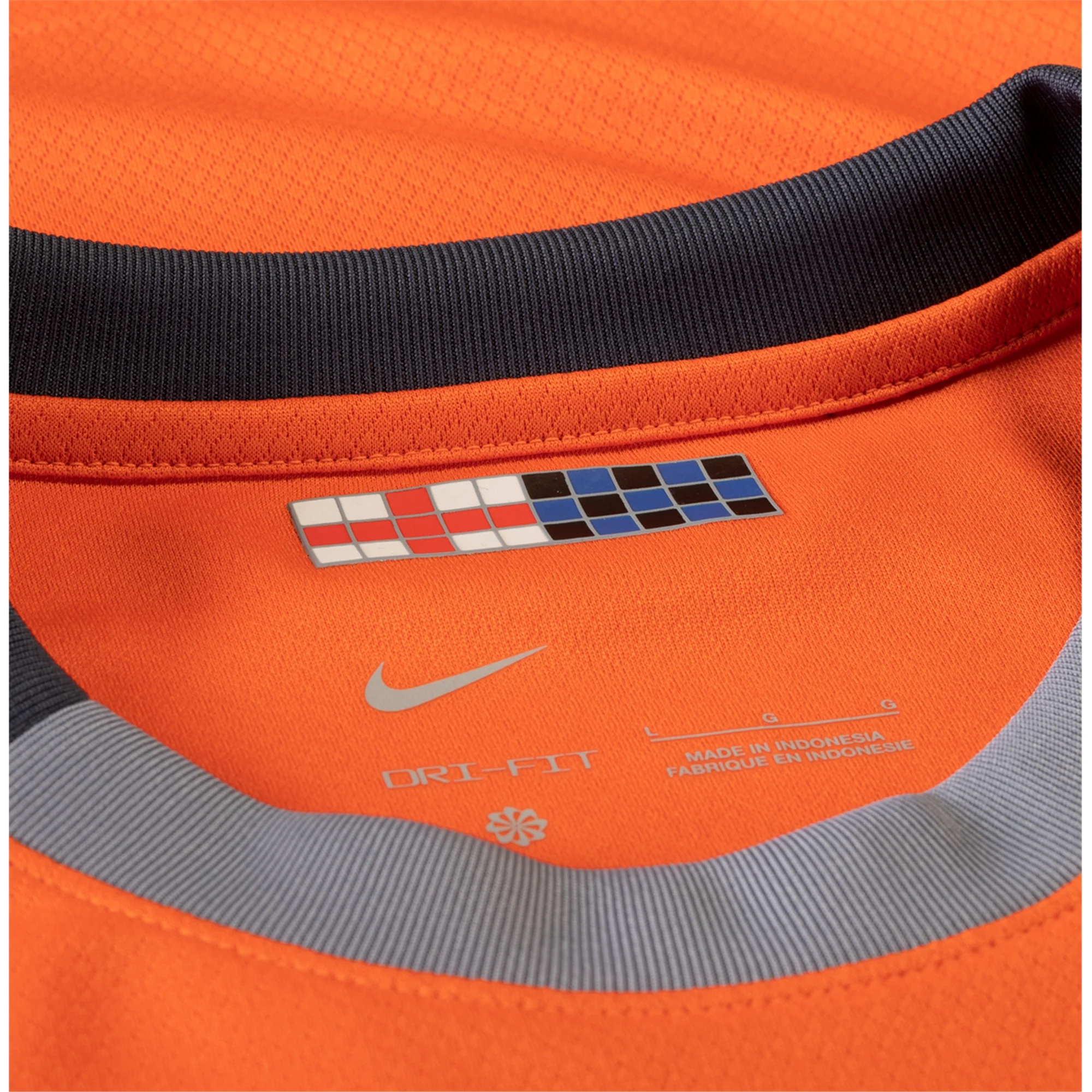 Image of Nike Inter Milan Third Jersey w/ Champions League Patches 23/24 (Safety Orange/T