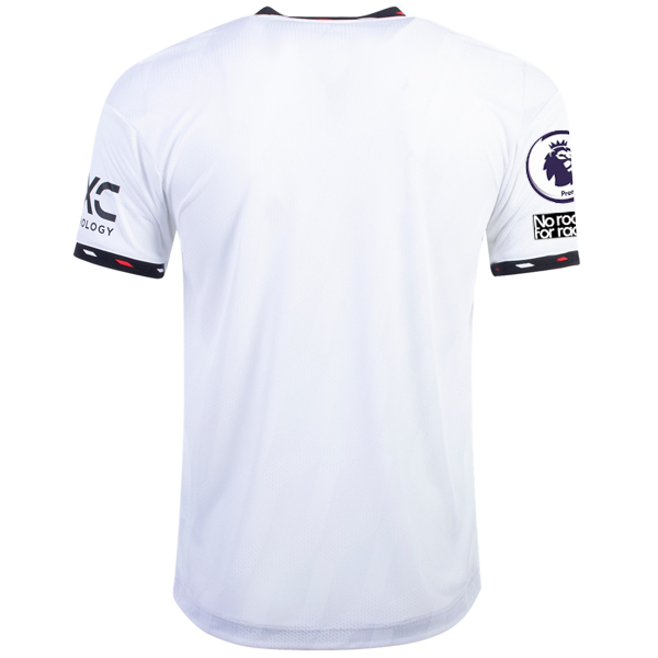 Image of adidas Manchester United Authentic Away Jersey w/ EPL + No Room For Racism Patch