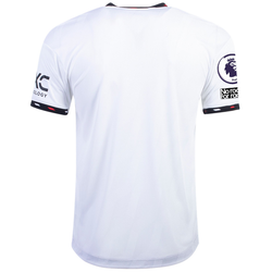 Image of adidas Manchester United Authentic Away Jersey w/ EPL + No Room For Racism Patch