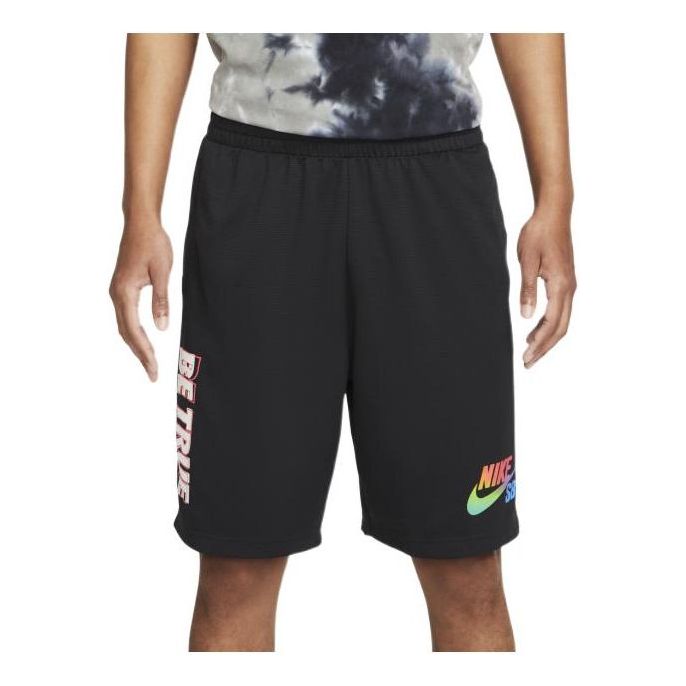 Image of Men's Nike Alphabet Logo Printing Sports Shorts Black DV1881-010