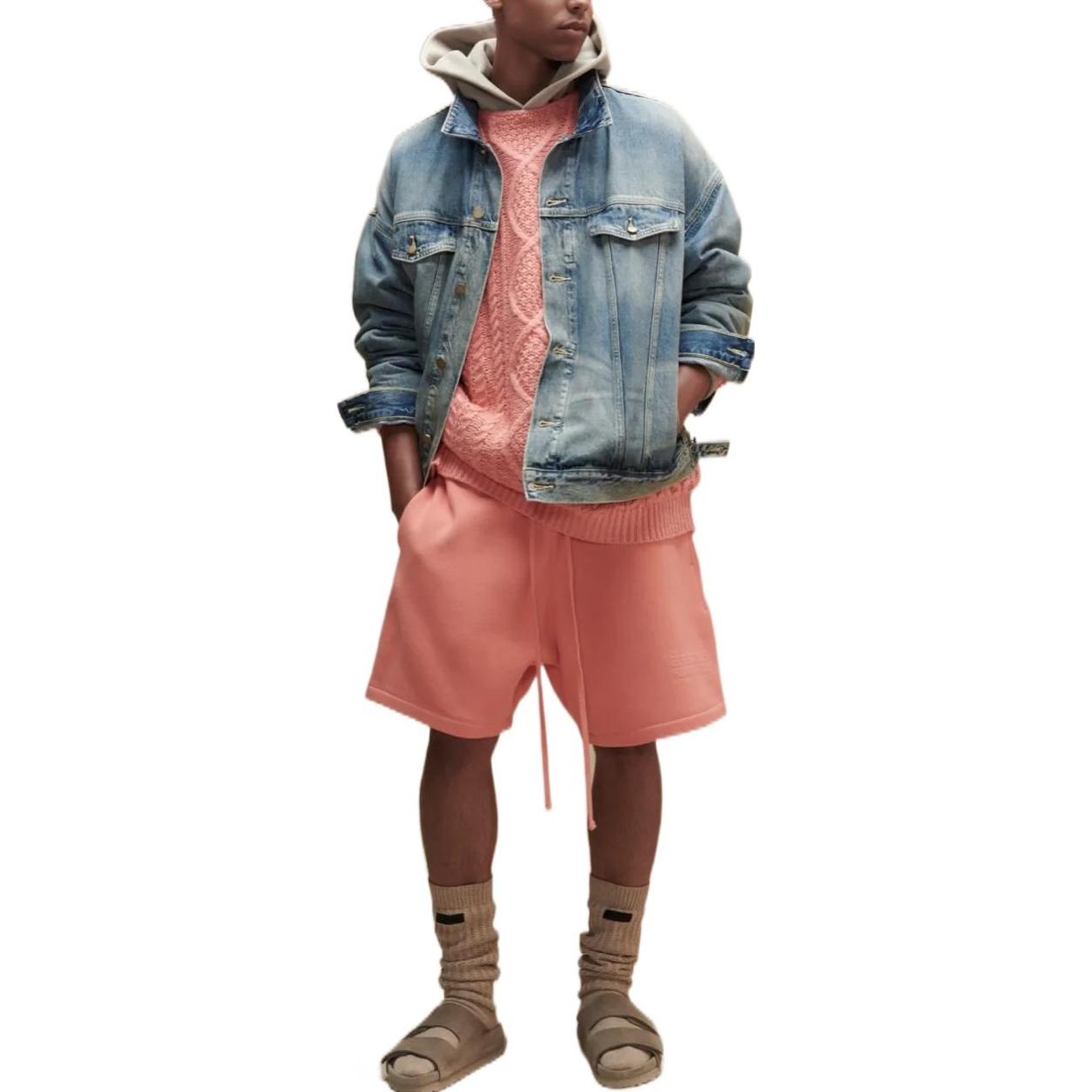Image of Fear of God Essentials FW22 Essentials Shorts Coral FOG-FW22-083