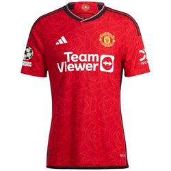 Image of adidas Manchester United Home Authentic Jersey Anthony Martial 23/24 w/ Champion