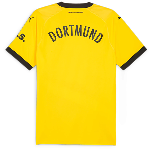 Image of Puma Borussia Dortmund Authentic Home Jersey 23/24 (Cyber Yellow/Puma Black)