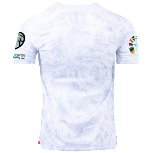 Nike France Away Jersey w/ Nations League Champion Patch + Euro Qualifying Patch