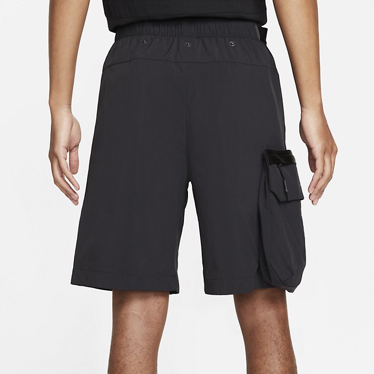 Image of Nike Sportswear Tech Pack Woven Unlined Cargo Shorts 'Black' DM5592-010