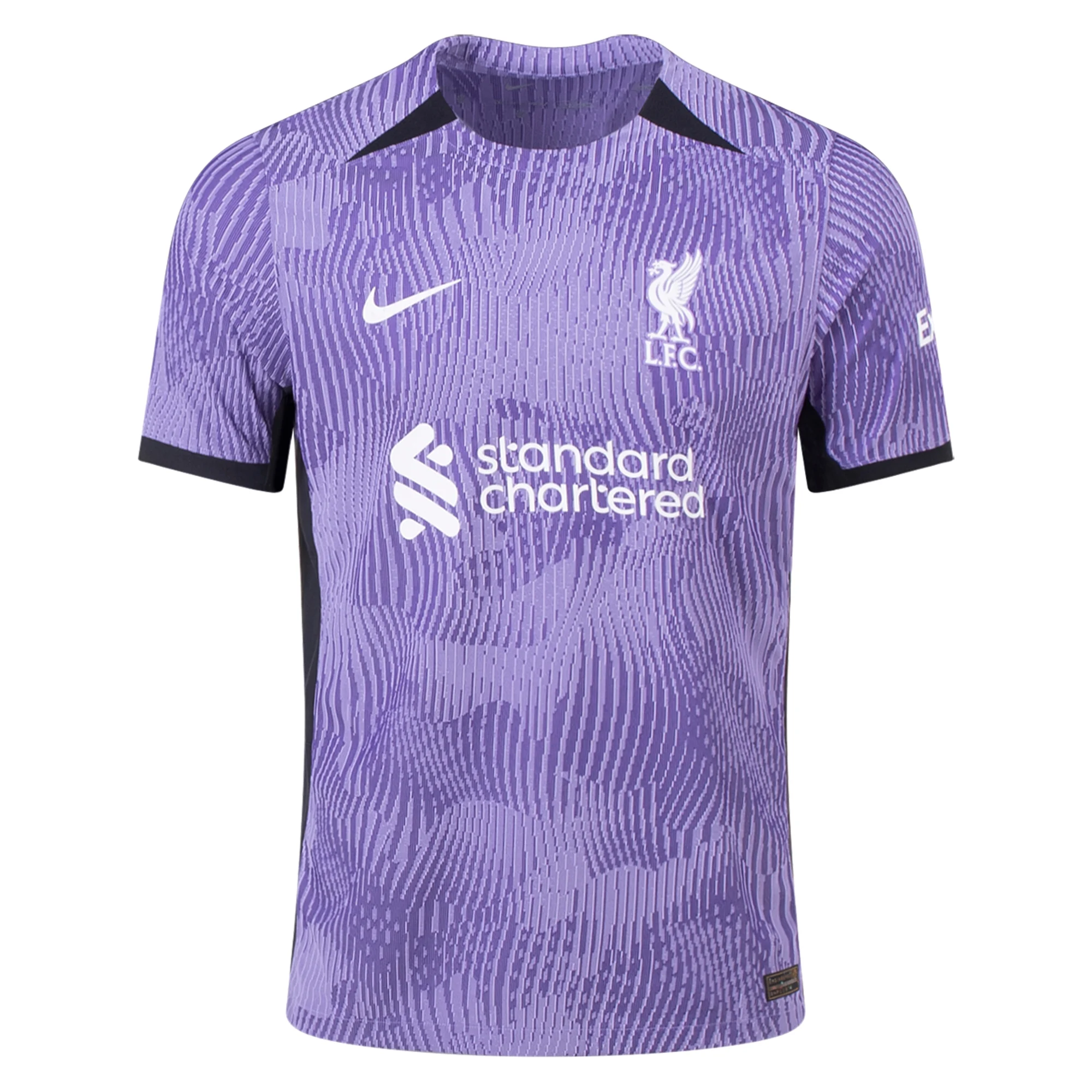 Image of Nike Liverpool Authentic Match Vaporknit Third Jersey 23/24 (Space Purple/White)