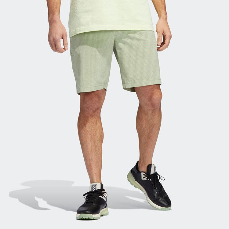 Image of Men's adidas mesh Solid Color Straight Shorts Green H54070