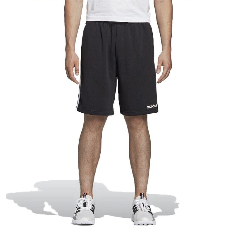 adidas E 3s Shrt Ft Training Knit Casual Sports Shorts Black DU7830