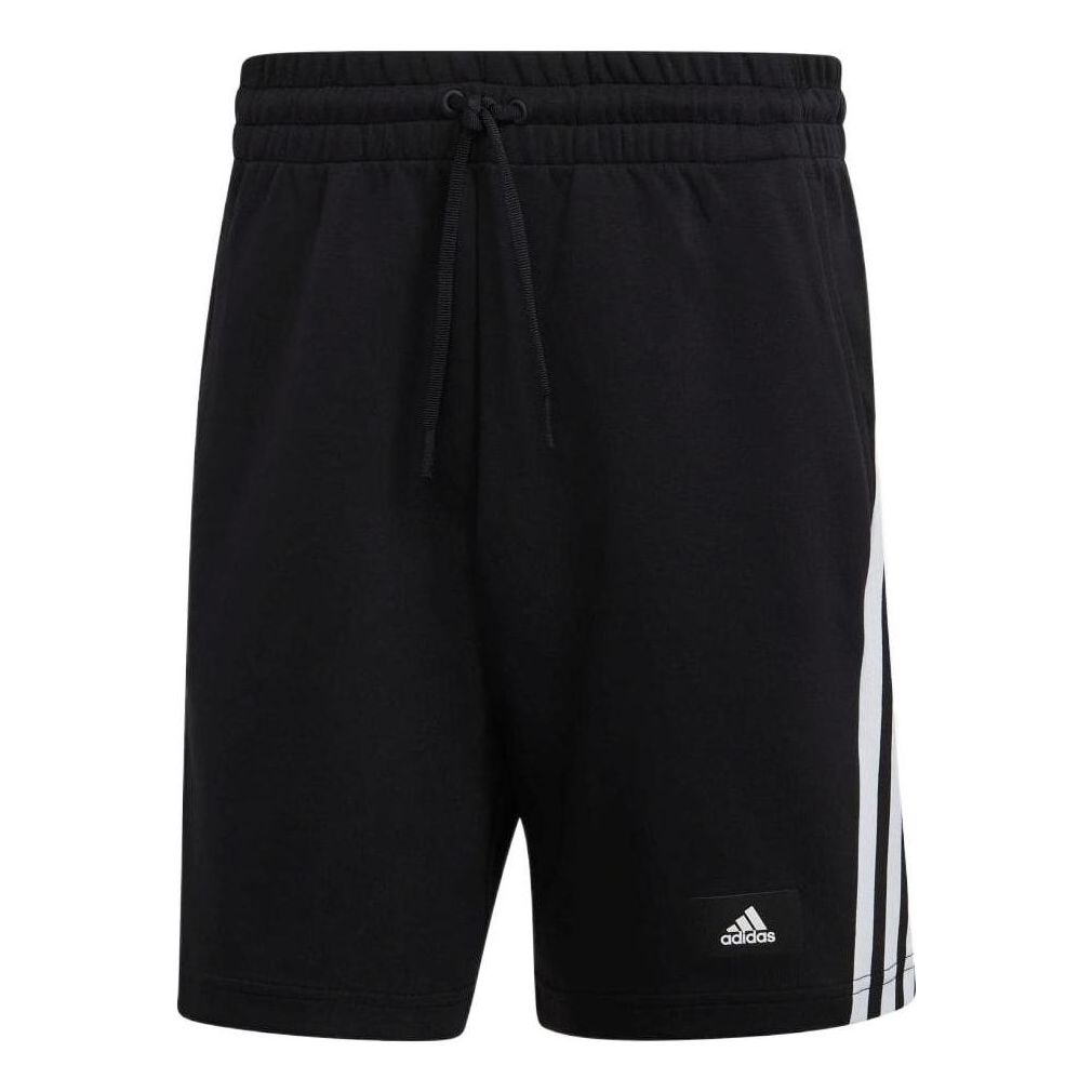 Image of Men's adidas Side Stripe Adornment Casual Shorts Black H46515