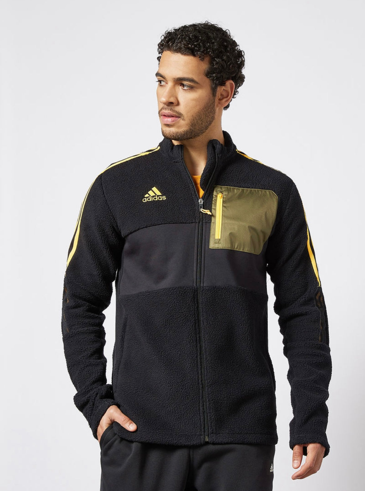 Adidas Winterzired Sherpa Football Track Jacket