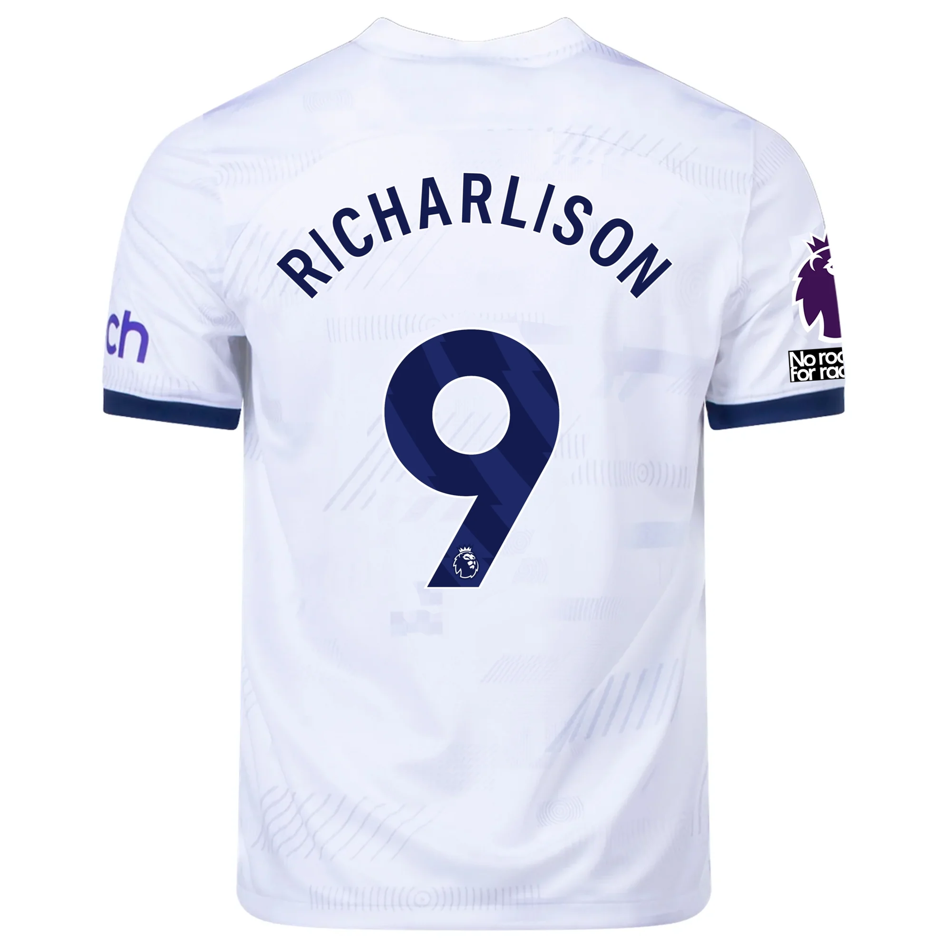 Nike Tottenham Richarlison Heimtrikot mit EPL + „No Room For Racism“-Aufnäher 23/2