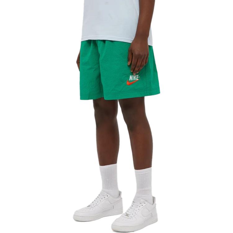 Image of Nike Sportswear Lined Woven Shorts Green 'Malachite' DM5281-365