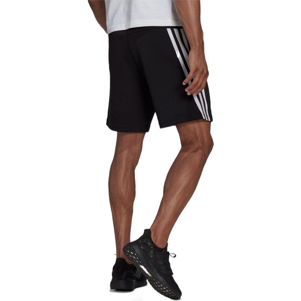 Image of Men's adidas Side Stripe Adornment Casual Shorts Black H46515
