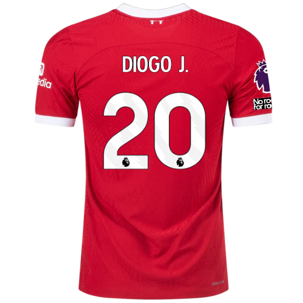Nike Liverpool Authentic Diogo Jota Vaporknit Match Home Jersey w/ EPL + No Room