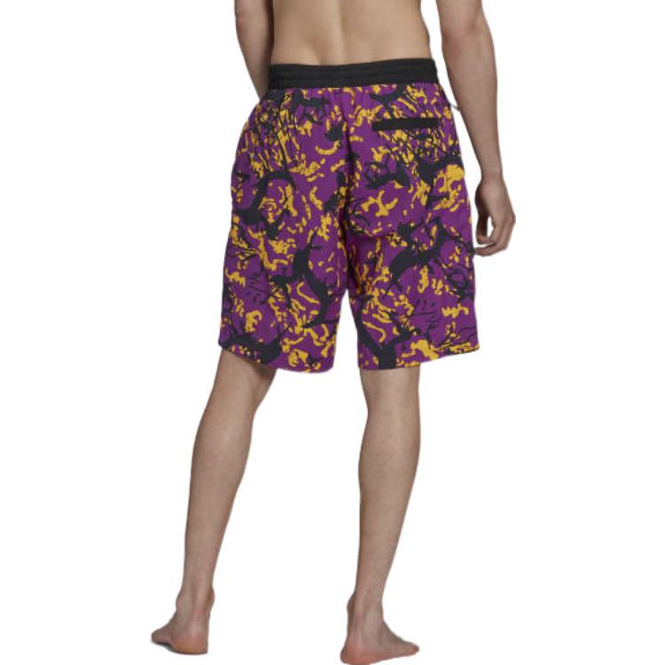 Image of adidas originals Multi-Color Printing Elastic Waistband Casual Shorts Multicolor