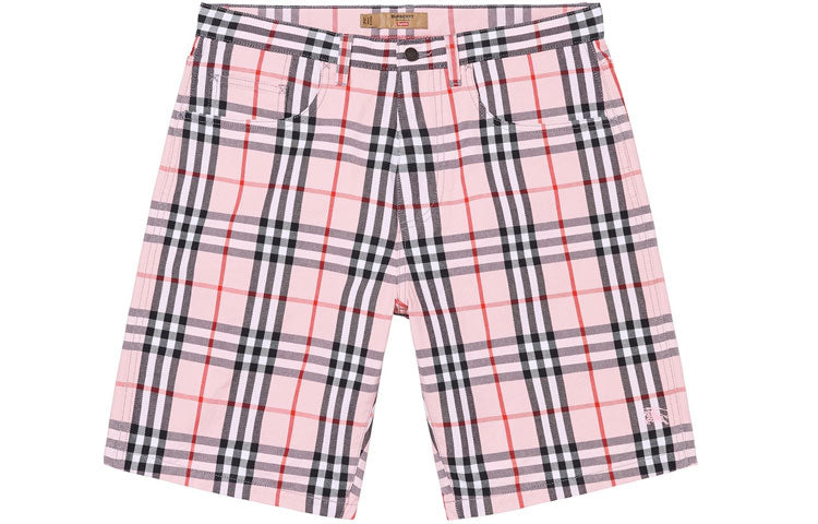Image of Supreme SS22 Week 3 x Burberry Denim Short Logo SUP-SS22-160