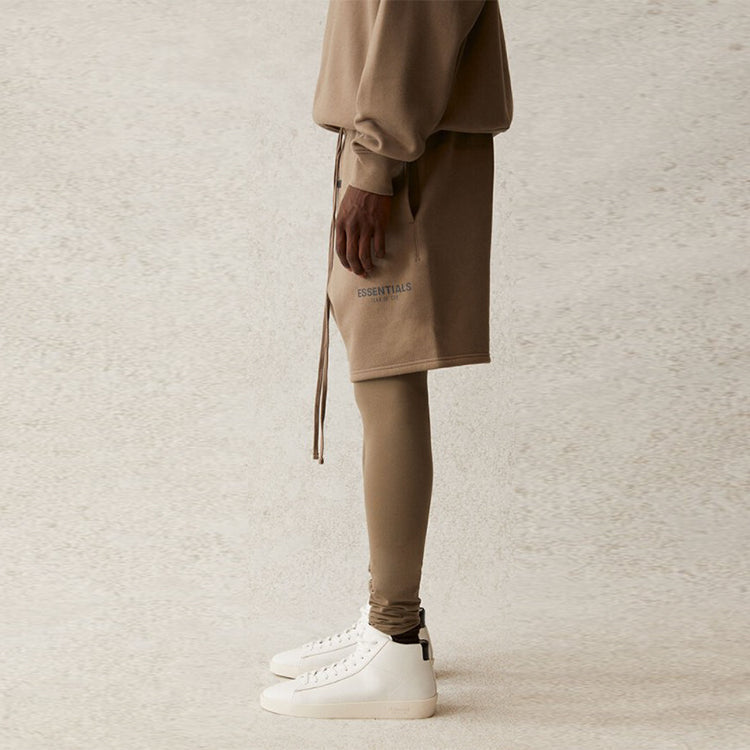 Image of Fear of God Essentials SS21 Sweatshort Taupe FOG-SS21-564