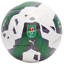 Image of Puma Orbita 1 Carabao Cup FQP Official Match Ball (White/Amazon Green)