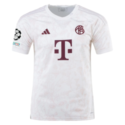 Image of adidas Bayern München Tarek Buchmann Drittes Trikot mit Champions-League-Aufnähern 23/