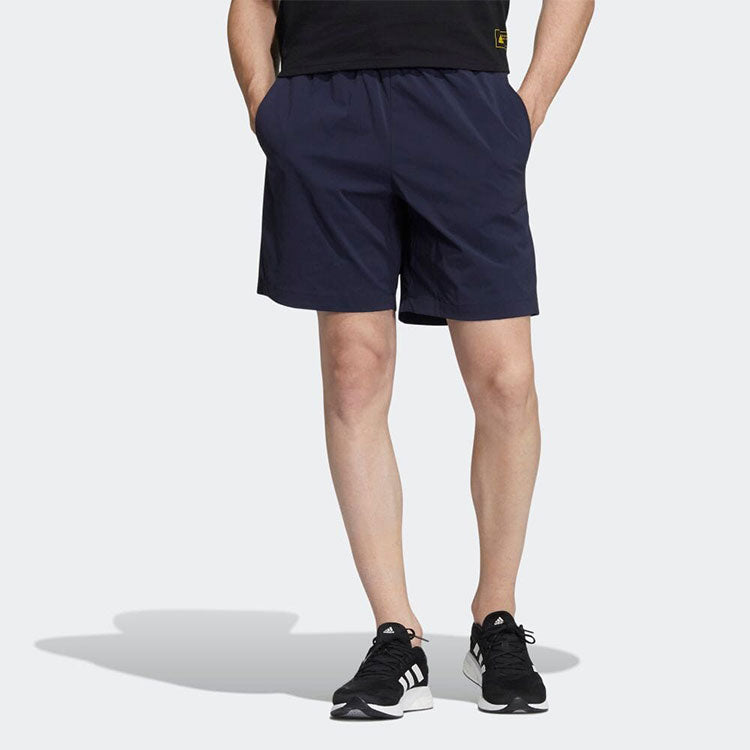 Image of Men's adidas Printing Logo Casual Straight Shorts Blue HD0002