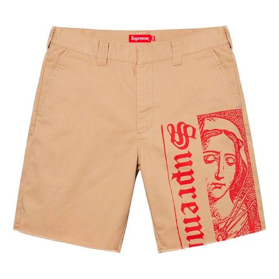 Image of Supreme SS20 Week 14 Mary Work Short 'Black Yellow' SUP-SS20-675