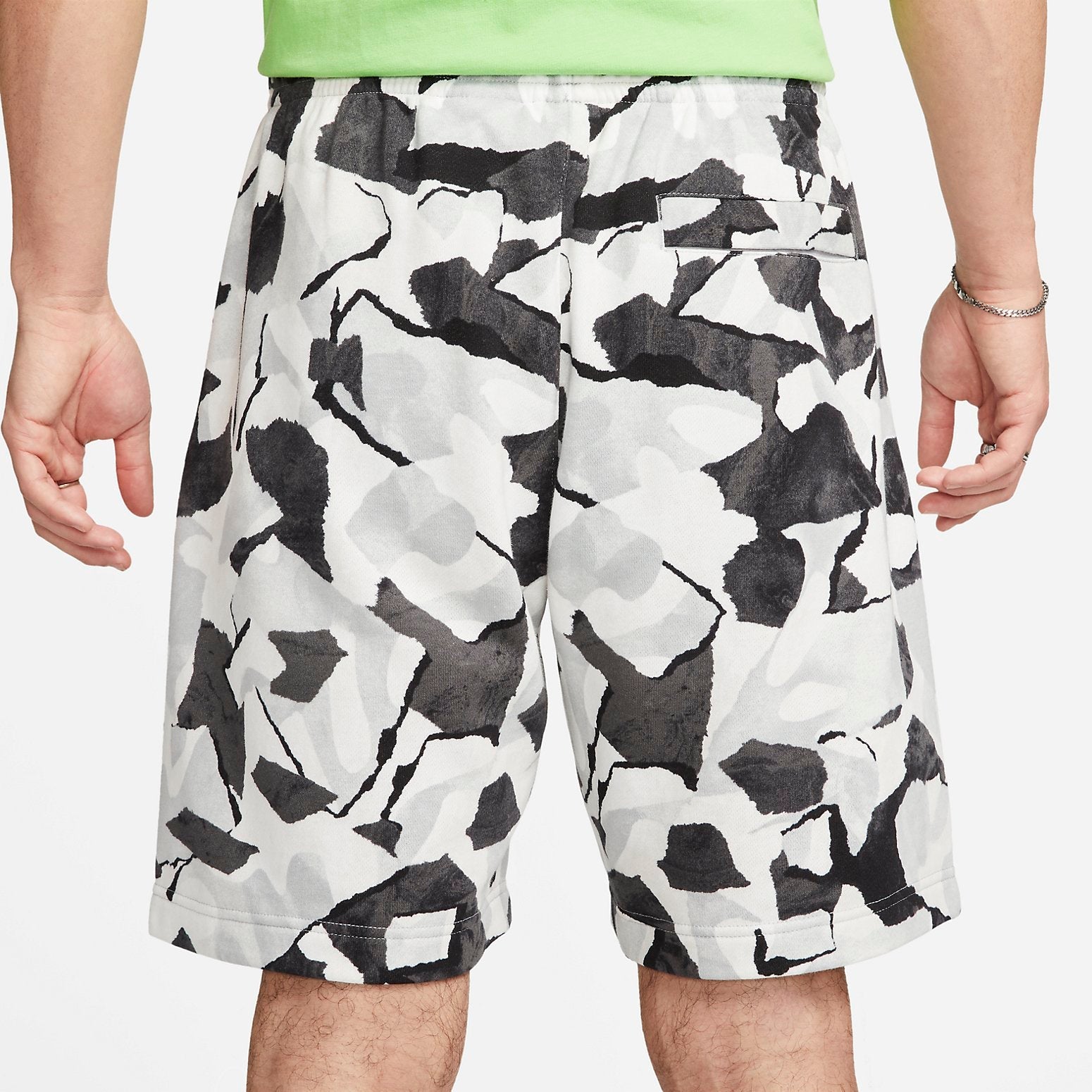 Nike Street Style Shorts 'White Black Grey' DX0804-060