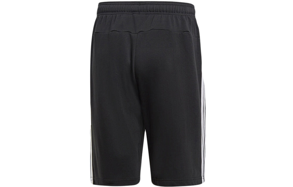 Image of adidas E 3s Shrt Ft Training Knit Casual Sports Shorts Black DU7830