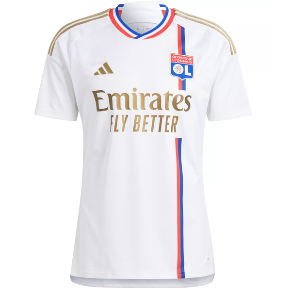 adidas Olympique Lyonnais Home Jersey 23/24 (White)