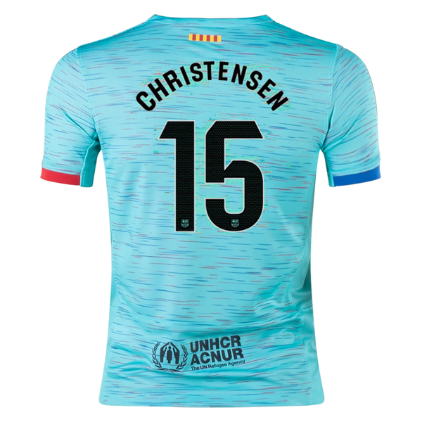 Nike Youth Barcelona Christensen Drittes Trikot 23/24 (Hellblau/Königsblau)